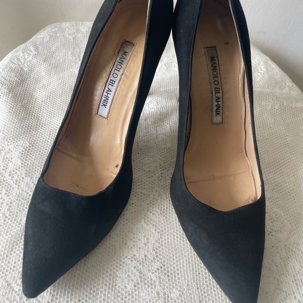 💎AUTHENTIC ⭐️💎Manolo Blahnik Stiletto Heels - Picture 3 of 9